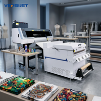 Nouvelle imprimante DTF à double tête de 60 cm, économique, Versijet, équipement de transfert thermique numérique avec 3200 dpi pour l'impression DIY sur vêtements