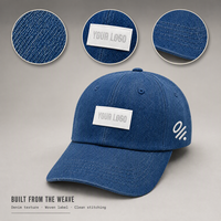 Casquette de baseball 5 panneaux en polyester/coton, ajustable, unisexe, pour adulte, avec broderie personnalisée OEM, style streetwear, design tendance