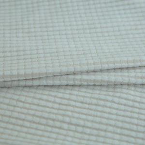 Fourniture d'usine tricoté trame spandex rayure plaid stretch polaire pour housse de canapé - Product Image 3