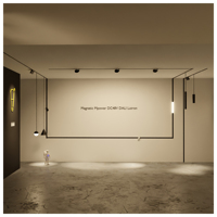 Tunnable blanc DALI TUYA ZIGBEE 0-10V led magnétique DC48V projecteur downlight linéaire rail système d'éclairage
