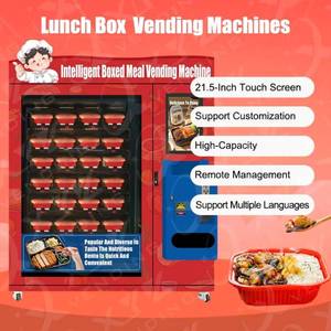 Distributeur automatique de repas chauds avec écran tactile de 21,5 pouces et four à micro-ondes, boîte à lunch congelée incluse - Product Image 2