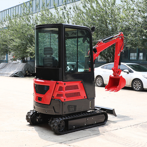 Miniexcavadora de orugas pequeña de operación estable con orugas anchas para trabajo en pendientes, motor, bomba y caja de cambios - Product Image 2