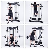 Venta al por mayor de fábrica gimnasio comercial multifuncional entrenador Cable Crossover Smith máquina para el hogar Fitness entrenamiento integral