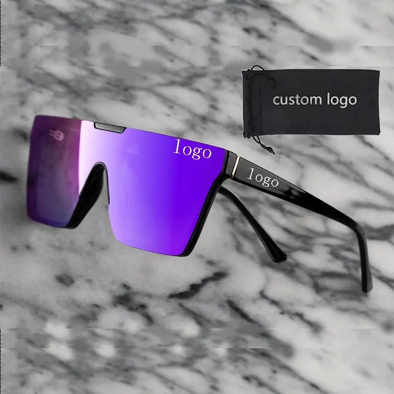 Custom Brands hot wave sunglasses 2023 men Square designer sunglasses Big Size luxury sunglasses