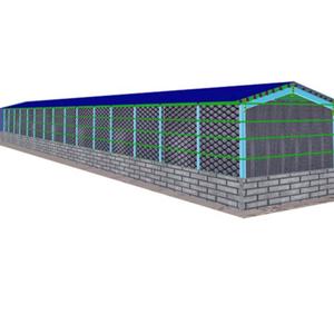 Structure en acier préfabriquée à prix compétitif hangar pour vaches abri pour moutons hangar en acier pour chèvres maison bâtiment de ferme à vendre - Product Image 3