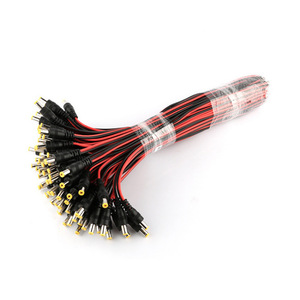 สายไฟกระแสตรง<span class=keywords><strong>12V</strong></span> 2A อะแดปเตอร์รักษาความปลอดภัยพร้อมแถบไฟ <span class=keywords><strong>LED</strong></span> PVC ขนาด5.5*2.1มม. แจ็คตัวผู้ไปยังขั้วต่อ IEC ตัวเมีย - Product Image 3