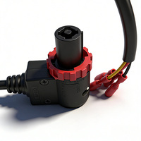 Harnais de câblage personnalisé avec prise CliffCon 4 broches 12V isolée en PVC |   Ensemble de câbles d'alimentation 16AWG |   Câble pour équipement industriel