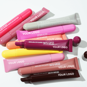 Son bóng có logo tùy chỉnh, nhãn hiệu riêng, chất liệu mềm mượt, bán buôn, trang điểm môi hữu cơ, không thấm nước, lâu trôi, son lì dạng lỏng, thuần chay - Product Image 1