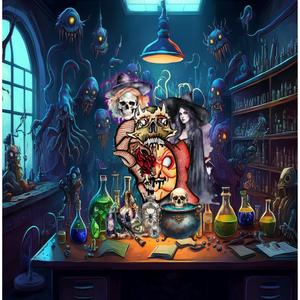 T-shirt promozionali Witches Brew & Spooky Crew per i fan di Halloween - Product Image 4