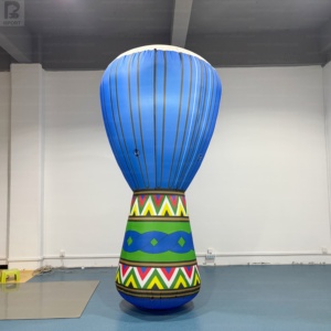 Djembe Gonflable Interactif Géant : Modèle de Percussion Ethnique Idéal pour les Photos – <span class=keywords><strong>Tambour</strong></span> Africain pour Campagnes Culturelles/Événements - Product Image 2