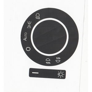 2005 2010 Volkswagen Touareg tương thích PVC điều hòa không khí chuyển đổi cửa sổ tay lái nút sửa chữa nhãn dán Amazon độc quyền - Product Image 4