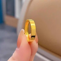 Cincin Kaca Polos Motif Butiran Beras, Trendi Instagram Kelas Atas, Terlaris untuk Wanita; Model Mewah Ringan nan Modis