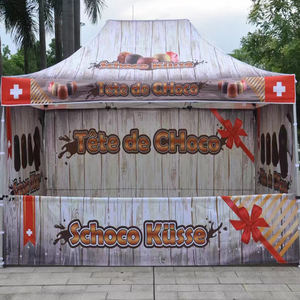 Tente pliante personnalisable 10x10 pieds, imperméable, <span class=keywords><strong>pour</strong></span> publicité promotionnelle, salon professionnel, événement, intérieur/extérieur, bâche - Product Image 3