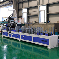 Pur hotmelt aluminium PVC film feuille profil ligne emballage emballage machine à plastifier
