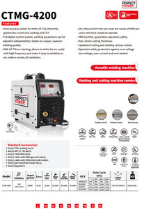 Máquina de Soldar 5 en 1 Multifuncional, <span class=keywords><strong>Soldadora</strong></span> <span class=keywords><strong>MIG</strong></span> Portátil, <span class=keywords><strong>Soldadora</strong></span> de Arco Inverter, <span class=keywords><strong>Soldadora</strong></span> <span class=keywords><strong>MIG</strong></span> TIG CUT MMA sin Gas, <span class=keywords><strong>200</strong></span> Amperios - Product Image 6