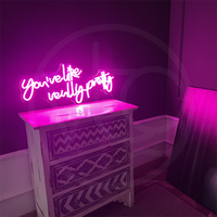 Let's Dream Together Neon 2021 Nouveau Néon LED DMX à effet de poursuite 120V avec fil EL et lettres acryliques pour enseignes de magasins et de fêtes