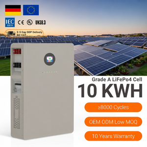 Batterie murale de stockage d'énergie solaire 10 kW 20 kWh 200 Ah 5 kVA Système solaire Lifepo4 - Product Image 1
