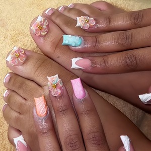 <span class=keywords><strong>Uñas</strong></span> Postizas Pre-diseñadas con <span class=keywords><strong>Flores</strong></span> Francesas, 24 Piezas, Kits <span class=keywords><strong>de</strong></span> Lujo con Diamantes Brillantes <span class=keywords><strong>de</strong></span> ABS para <span class=keywords><strong>Uñas</strong></span> <span class=keywords><strong>de</strong></span> Manos y <span class=keywords><strong>Pies</strong></span> - Product Image 1