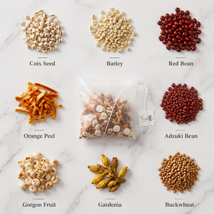 Tisane Mélangée Haricot Rouge et Graines de Coix 180g 12 Sachets de 15g Soutien Métabolique Équilibre Corporel Sans Caféine <span class=keywords><strong>Orge</strong></span> Torréfiée Bio - Product Image 2