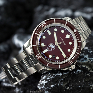 Reloj de Hombre de Acero Inoxidable con Zafiro, Luminoso, Automático, Mecánico, para Buceo - Product Image 6