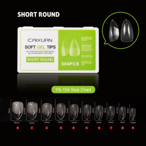 Оптовая продажа с завода, лучший продавец, закрывающие ногти с полным покрытием, новинка, макс. длинный тонкий мягкий Типсы для ногтей - Product Image 4