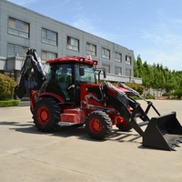 Minipala caricatrice articolata 4WD di fabbrica cinese, pala caricatrice gommata idraulica diesel EPA per agricoltura e edilizia