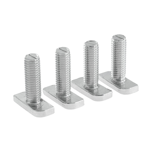 Perno de Cabeza en T DIN186 de Acero Inoxidable 304, Grado A2-70, Fijación de Ranura en T, Liso, para Uso Industrial - Product Image 5