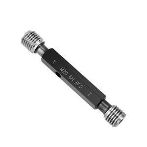 Calibro Metrico in Acciaio Inox 6H per Ispezione Spessore Dentale e Rivestimenti M31-M35 2*1.75 Pass Stop Filettatura Utensile Manuale - Product Image 1