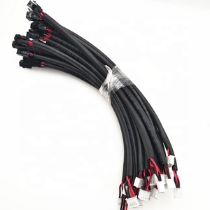 Personnalisez un faisceau de câbles torsadés 20 AWG avec gaine, noir, 43020-0400 Micro-Fit 3.0mm de pas vers 4 broches JST XAP-04V-1 - Product Image 4