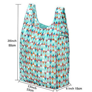 Bolsa de Compras Plegable de Poliéster, Ecológica, Moderna y Duradera, Promocional, Portátil, Fácil de Plegar, para Uso en Exteriores y Compras - Product Image 2