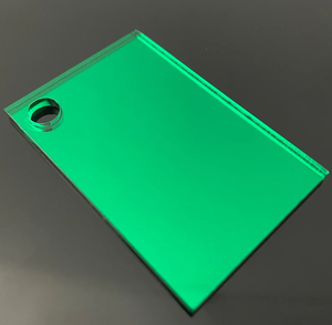 Lot de feuilles acryliques miroir vert bleu fuchsia Bridgevia, découpe au laser, 1/8 pouce, 200x300 mm, pour la fabrication de boucles d'oreilles, de porte-clés - Product Image 2