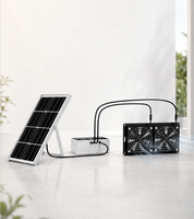 Ventilateur solaire mural extérieur pour niche à chien, poulailler, camping-car, serre, avec panneau et batterie OEM/ODM