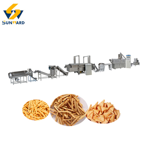 China Jinan Twin Screw <strong>Extruder</strong> for <strong>Snack</strong> Pellet Food Fried Pani Puri Papad Food <strong>Snack</strong> Pellet Making Machine