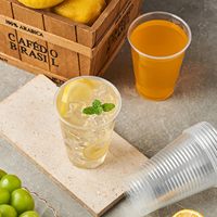 Gobelets en plastique transparent de 7 oz, emballés individuellement, gobelets en plastique PP jetables, verres à boire de 9 oz pour hôtel, fête, Thanksgiving