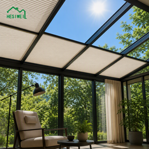 Véranda moderne autoportante en aluminium avec toit incliné, balcon, jardin d'hiver, serre extérieure, <span class=keywords><strong>solarium</strong></span>, imperméable - Product Image 2