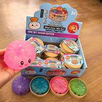 Balle anti-stress de luxe en forme de citrouille d'Halloween, remplie de paillettes, jouet à presser en TPR, mignon Jack-o'-lantern, décompression, jouet sensoriel pour enfants et adultes
