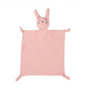 <span class=keywords><strong>Doudou</strong></span> Lapin <span class=keywords><strong>Chat</strong></span> Animal en Peluche Adorable pour Bébé, Jouet de Sécurité Apaisant, Couverture Musulmane, <span class=keywords><strong>Doudou</strong></span> Nœud, Écologique et Doux - Product Image 5