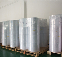 Étiquettes autocollantes en polyester transparent BOPP personnalisées à bas prix
