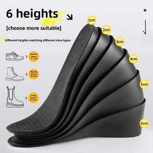 Semelles intérieures en <span class=keywords><strong>silicone</strong></span> invisibles pour hommes coussinets de hauteur cachés confortables et non affaissés <span class=keywords><strong>semelle</strong></span> dure pour l'automne COS femmes - Product Image 2