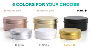 15ml 15g 1/2 oz <b>Small</b> Round Silver Aluminum Jar Pot DIY Lip Balm Storage <b>Container</b> Tin Box Candle Tin Can with Screw Top Lid - Product Image 6