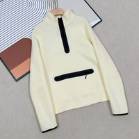 Sudaderas con Capucha de Tech Fleece de Alta Calidad con Media Cremallera para Hombre, Hechas a Medida, Ropa Urbana con Logo Personalizado de Fabricantes 2025