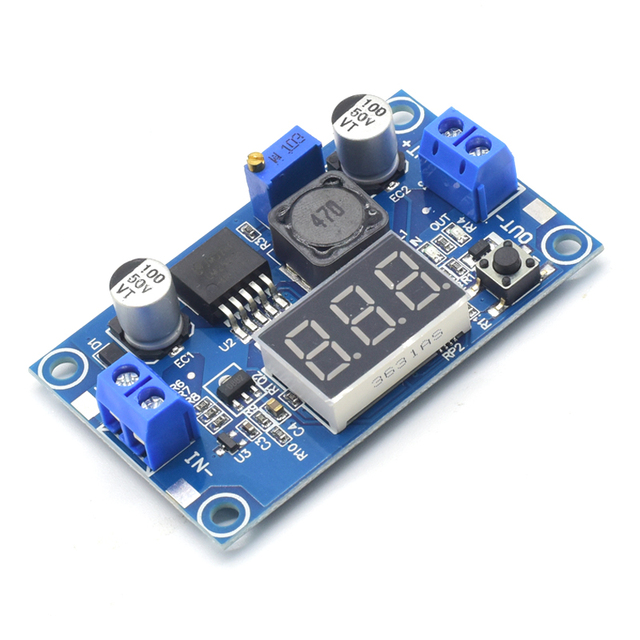 LM2596S Board Mount DC-DC Converter Module 4.0~40 to 1.3-37V Step Down Power Supply Module
