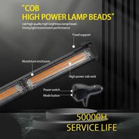 NEUE 8-teilige Modulare COB LED Warnlichtleiste 15-119cm Verstellbare Notfall-Sicherheits-Dachleuchte für LKW