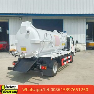 ISUZU 4x2 6 ruedas neumáticos tanque vacío inodoro lechón 6cbm 8cbm camión de vacío séptico camiones de aguas residuales en Dubai - Product Image 5