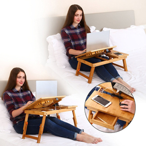 Tre Có Thể Điều Chỉnh Bảng Máy Tính Xách Tay Có Thể Gập Lại Đứng Với Quạt Làm Mát - Product Image 4