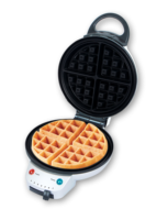 Gaufrier électrique belge avec contrôle de température réglable, revêtement antiadhésif, acier inoxydable, 1000W, usage domestique et hôtelier