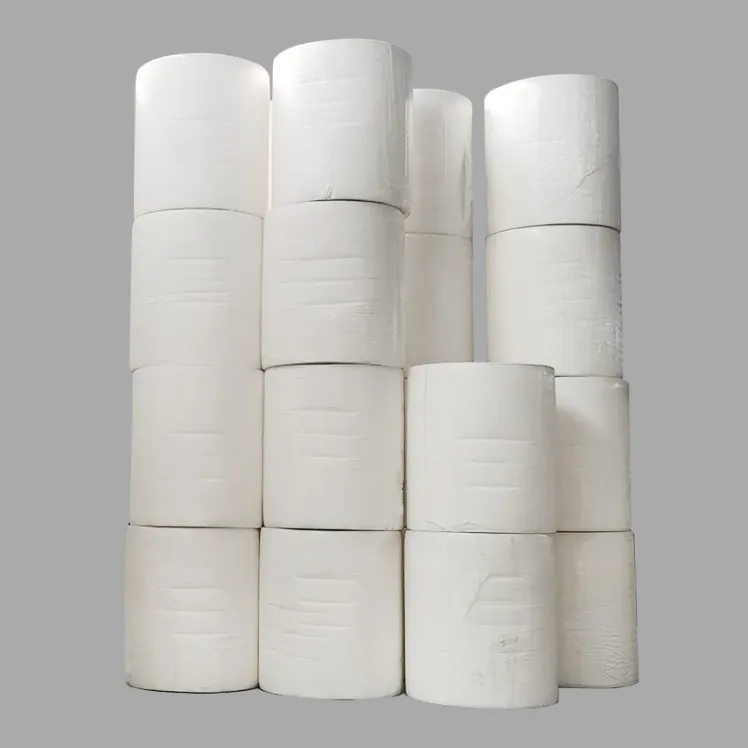 Disesuaikan ukuran lembut virgin pulp handuk tangan ibu gulungan bio bahan baku terdegradasi untuk membuat jumbo gulungan untuk kertas tisu