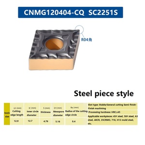 CNMG120404/08/12/160612-CQ PM MA STM Rhombic <strong>Turning</strong> <strong>Cnc</strong> Cutting <strong>Inserts</strong> Original Cut Carbide Cut Tools <strong>for</strong> Lathe Propress - Product Image 2