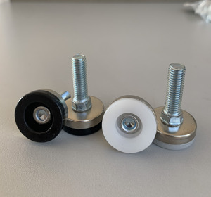 60mm בסיס פלסטיק M12 M16 תעשייתי מתכוונן רגליים פילוס רגליים - Product Image 5