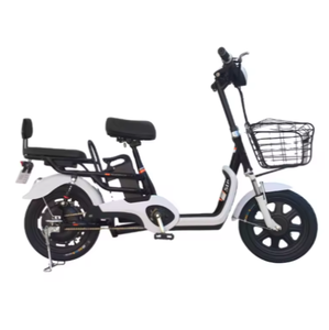 Bicicleta Eléctrica Familiar de 14 Pulgadas con Tres Asientos, Largo Alcance, 400w 15ah, Doble Suspensión - Product Image 3